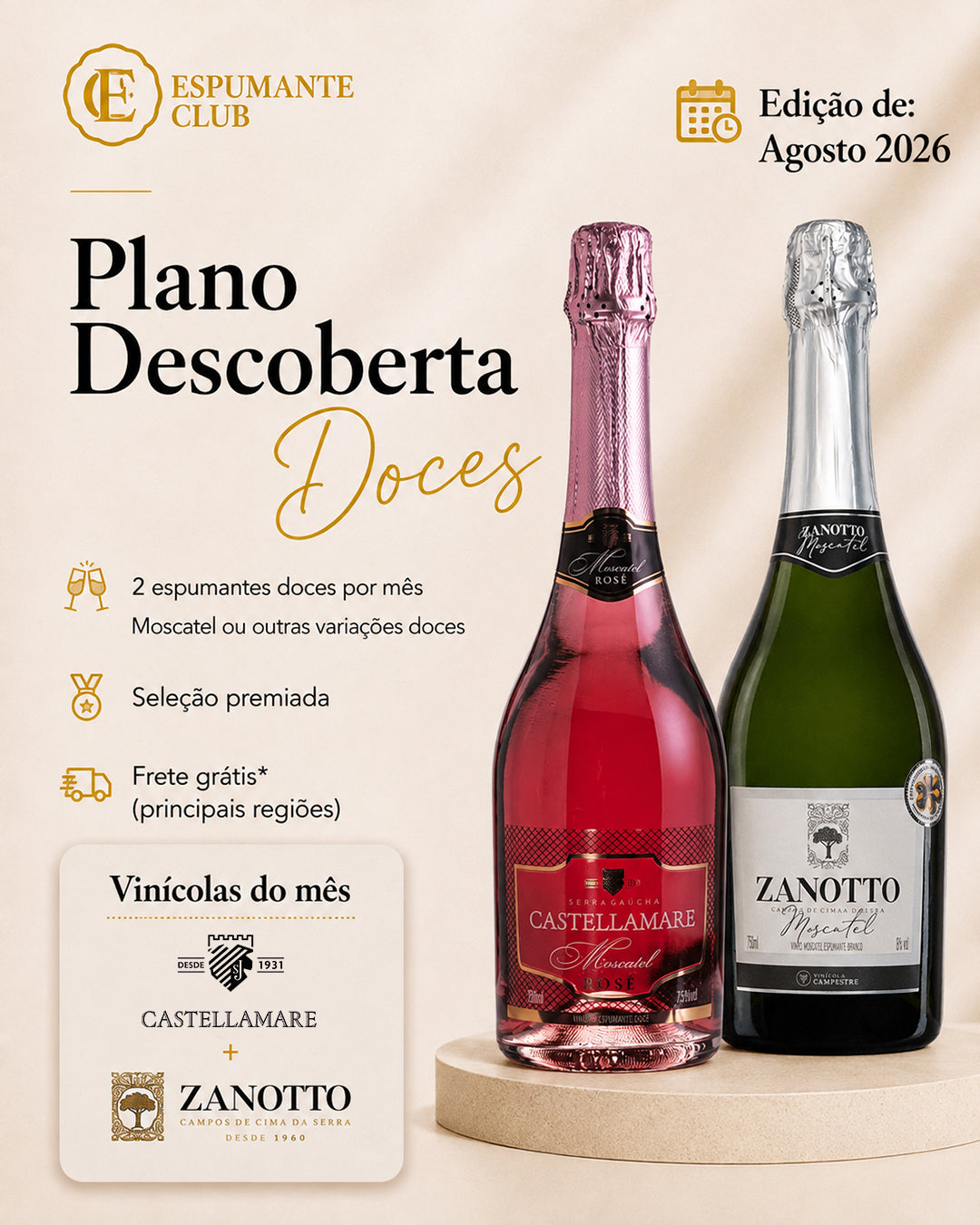 Club de Vinos - Discovery Gold (dulce + amargo)