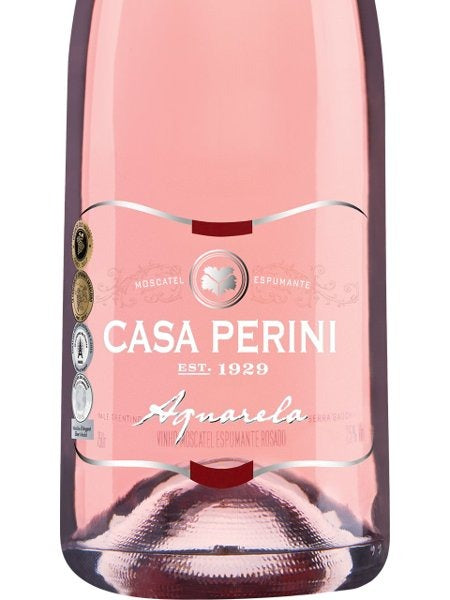 Espumante Moscatel  Rosé Aquarela - Vinícola Perini