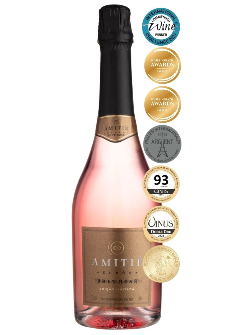 Espumante Brut Rosé Cuvee - Vinícola Amitié